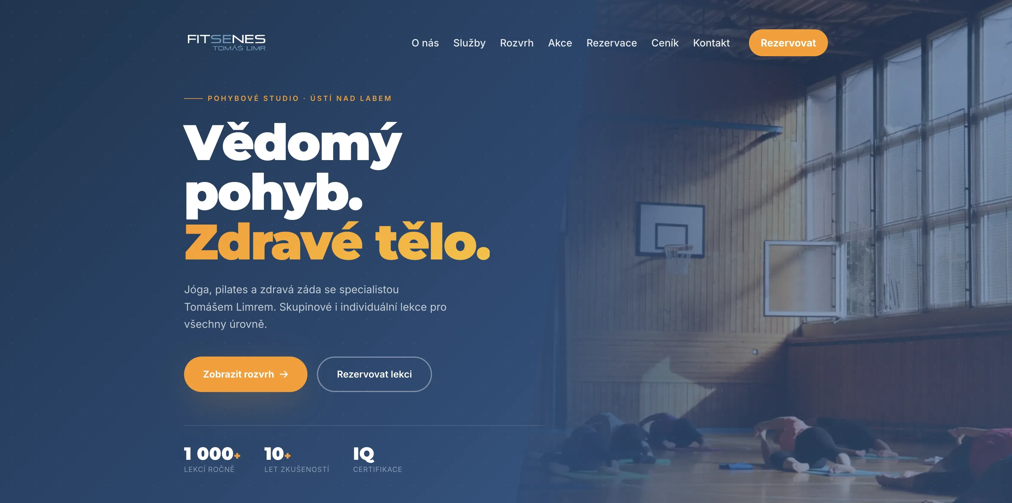 Náhled webu Fitsenes.cz